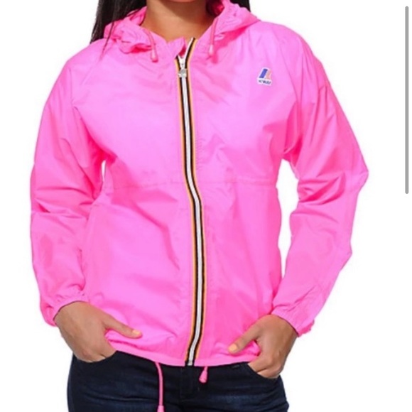 K WAY pink barbiecore rain jacket - Picture 2 of 5